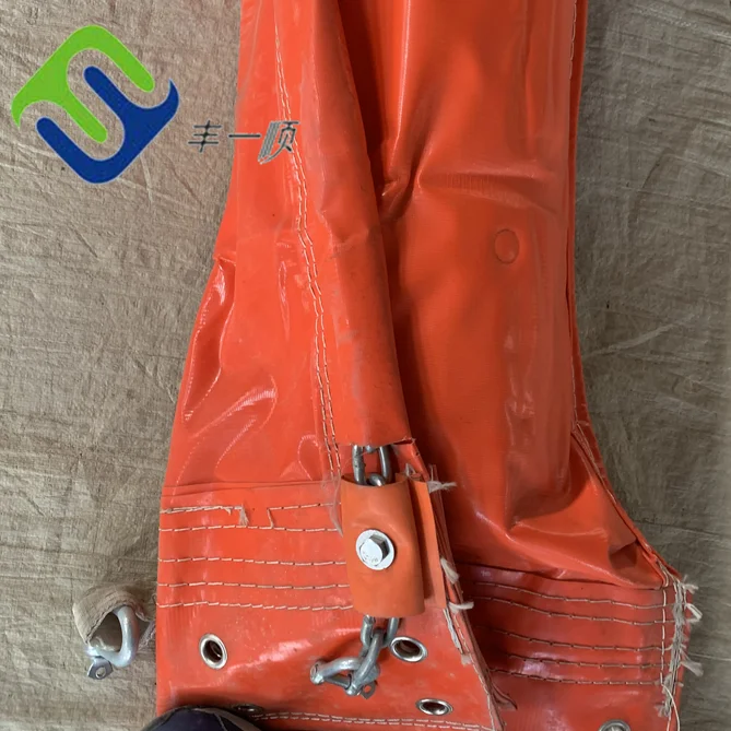 Fence Anchor Pvc Solid Floating Barriers Oil Spill Containment Boom