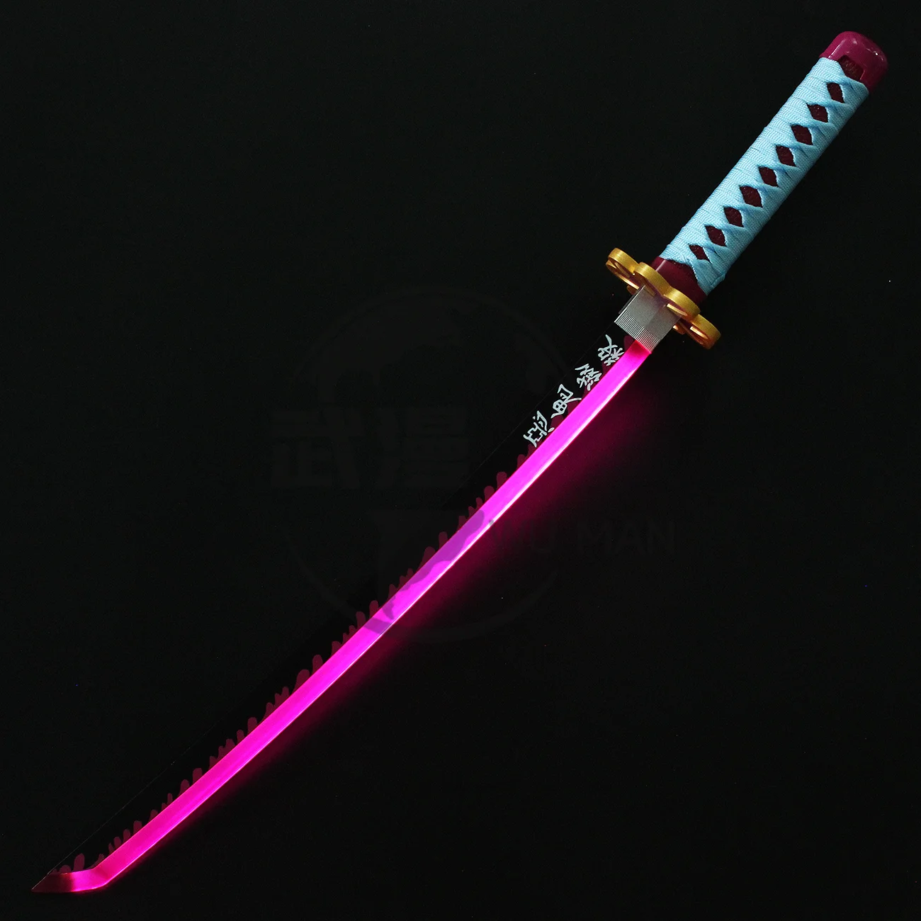 Decorative Collectible Sword Kanroji Mitsuri Demon Slayer Wooden Anime Led Toy Sword