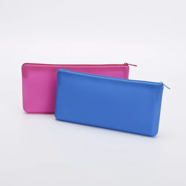 Hot Selling Silicone Pencil Case Waterproof Stationery Storage Organizer Bag Pen Bag School Office