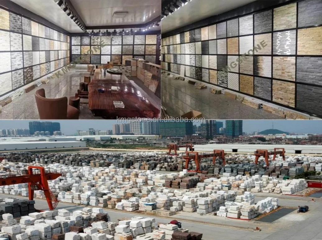 Modern Style Natural Culture External Stone Wall Claddings Durable Antacid Exterior Villa Hotel Outdoor Decorative Panels CE