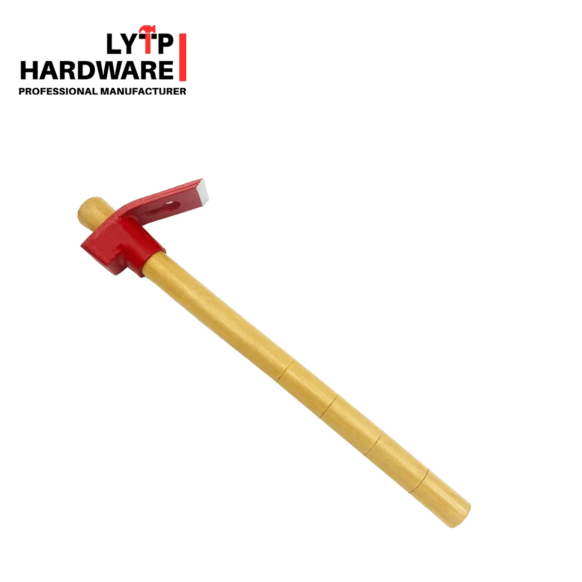 Pretty Gardening Tool Red Head Wooden handle Hoe For Hand Tools Adze