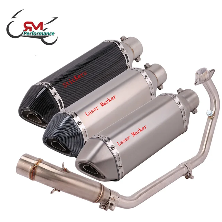 Motorcycle Exhaust Modified Full System Link Pipe Muffler Escape Slip On For Honda CBR150 CBR150R CB150R 2010-2020