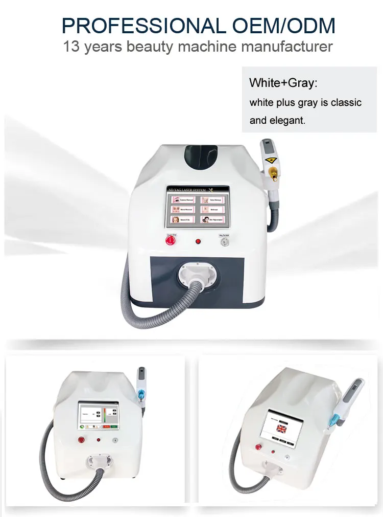 New q switch nd yag laser permanent tattoo removal q-switch laser machine for tattoo removal
