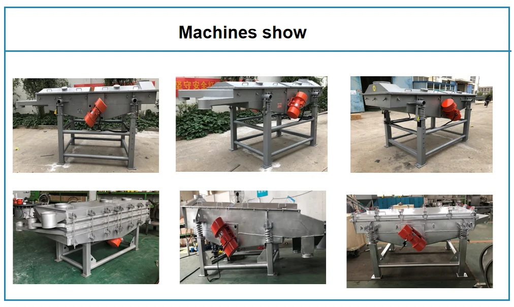 China hot-sale industrial electric vibration sieve/rectangular linear vibration screen