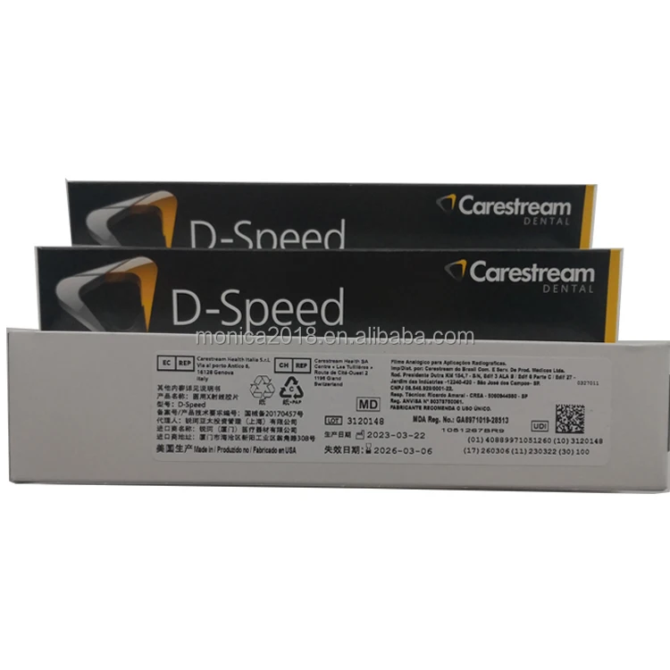 Kodak Dental D Speed рентгеновская пленка/стоматологическая интраоральная пленка/Carestream speed пленка