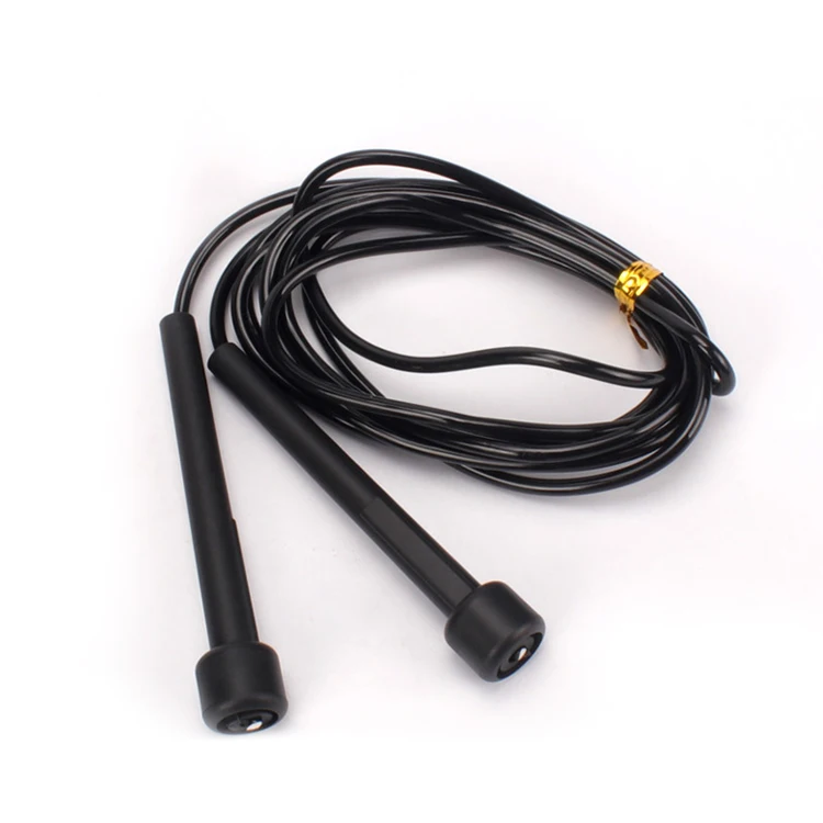 Wholesale premium custom logo sport fitness workout plastic PVC adjustable light weight skipping jump rope for kids