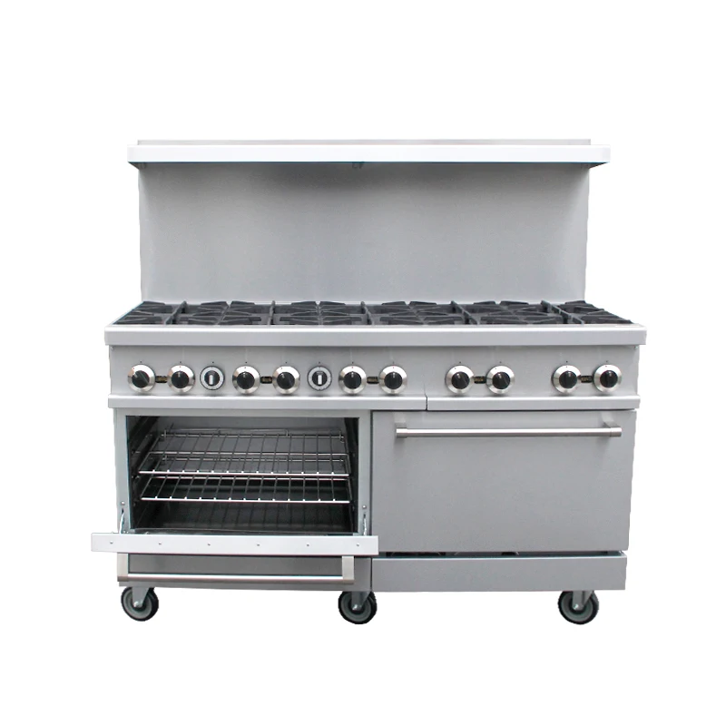 60 Inch Cooking range Restaurant gas stove and gas oven stove gas burner with oven commercial
