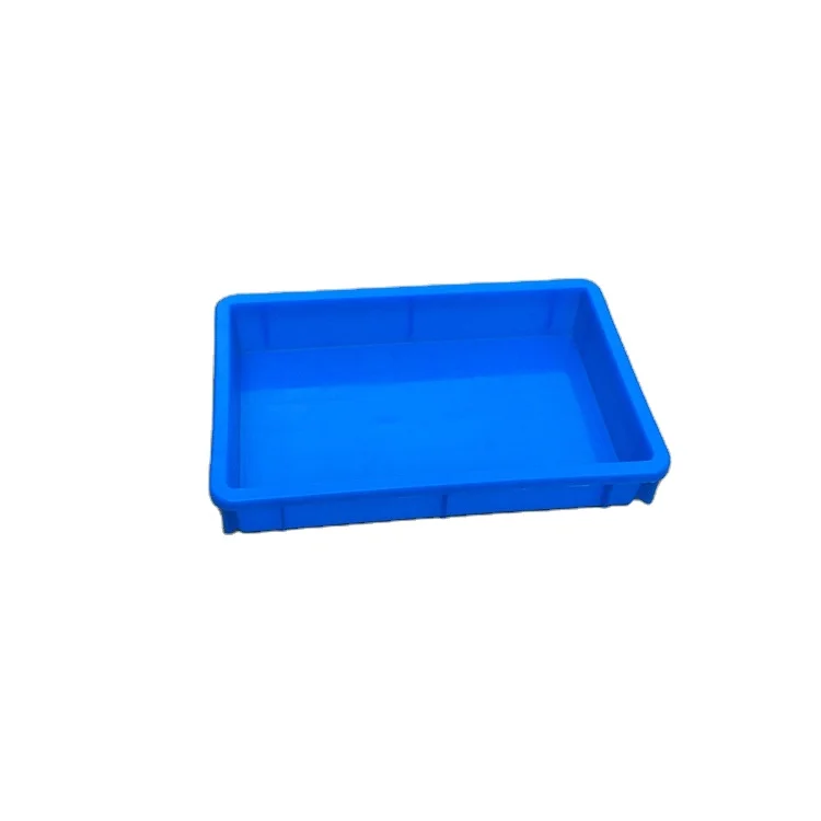 Solid Box Plastic Storage Crates Tray for Display