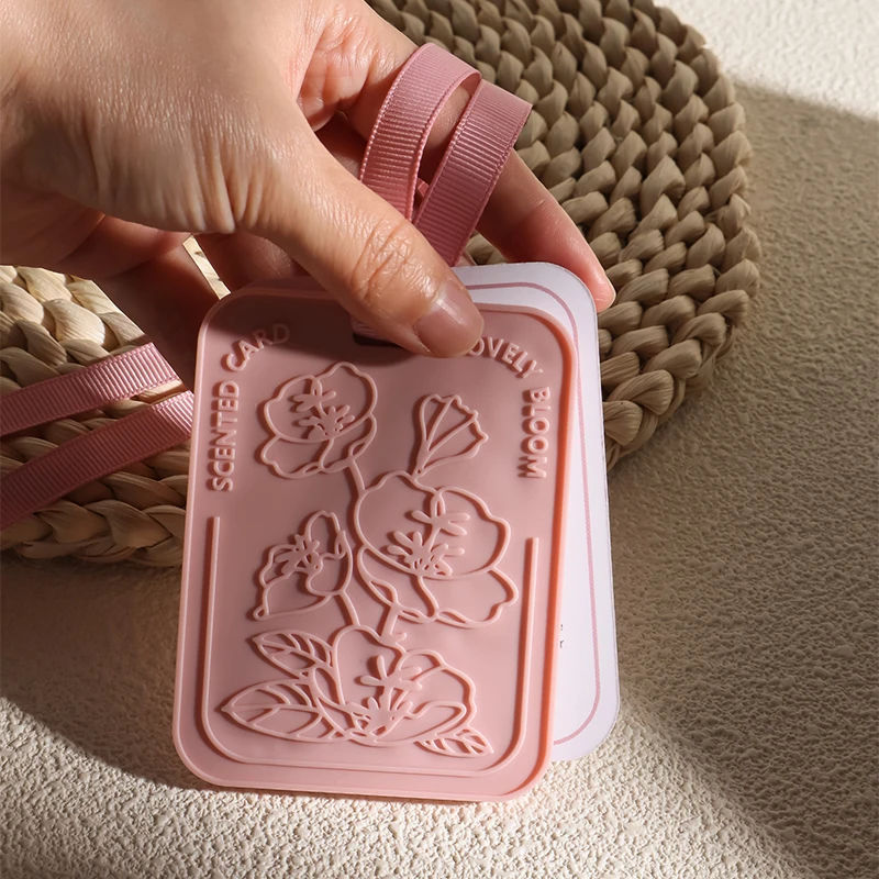 Enjoy Everyday Eco-friendly EVA Material Scented Cards Hotel Car Closet Hanging Air Freshener Fragrance Rubber Card