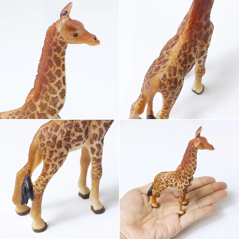 Non Phthalates not PVC material solid vivid mini model TPR animal toy