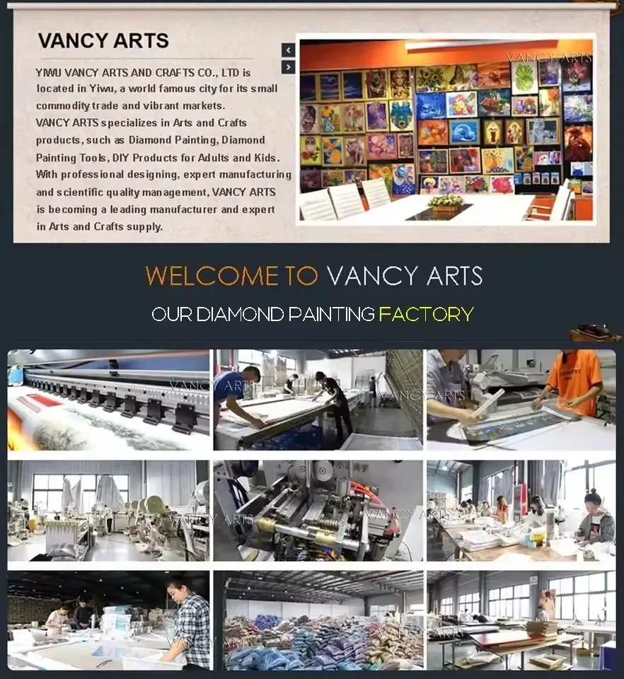 VANCY ARTS DIY Diamond Painting Kit for Adults Beauty Girls Full Drill Crystal Rhinestone Embroidery Cross Stitch Craft