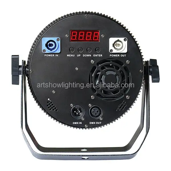 Pro dj stage event light Par led 18x18w RGBWA UV 6 in 1 slim led par flat for DJ club disco party