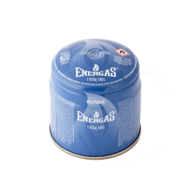 
 Пылезащитный газовый картридж 190 г с ограничителем внутренней утечки EN417:2012 безопасный картридж  