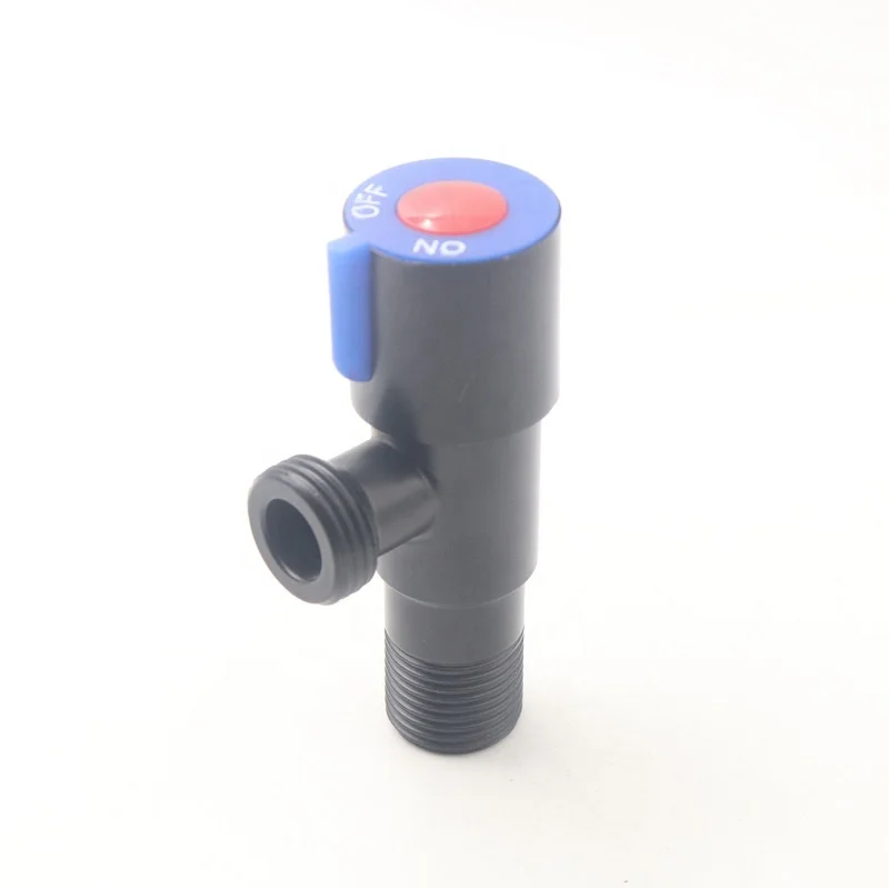 ABS handle fast open brass water control angle valve