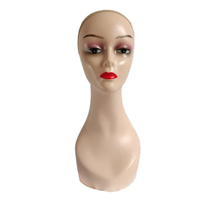 Wholesale New Arrival Pvc Half Shoulder Mannequin Head