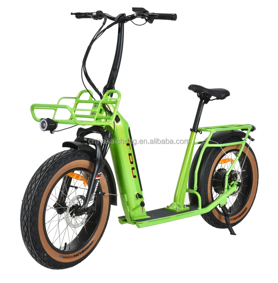 Europe Warehouse Hot Sale Lcd Display 500w 2 Fat Tie Wheel Foldable Big Horsepower E Scooter