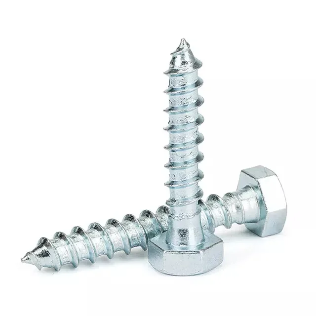 Finefix Fasteners Supplier Galvanized or Stainless Steel Hex Head Wood Screw Lag Bolt Coach Screw