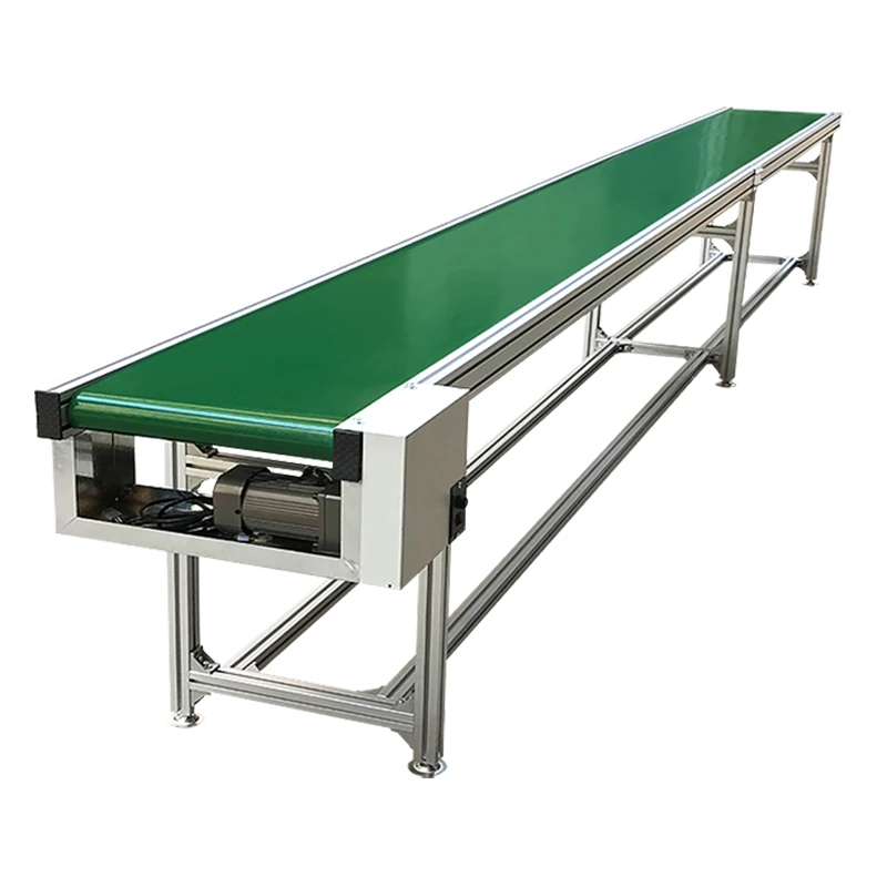 China Manufacturer Oem Customized High Quality Small Size Pvc Belt Conveyor System For Material Transfer