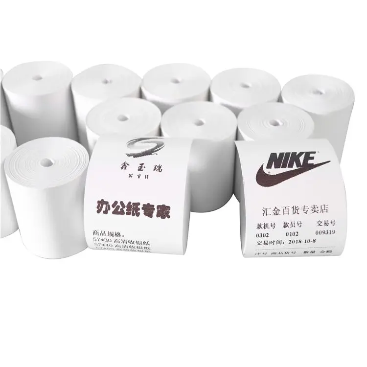 High Quality Wholesale ATM Machine Printer Cash Register Rolls POS Terminal Paper