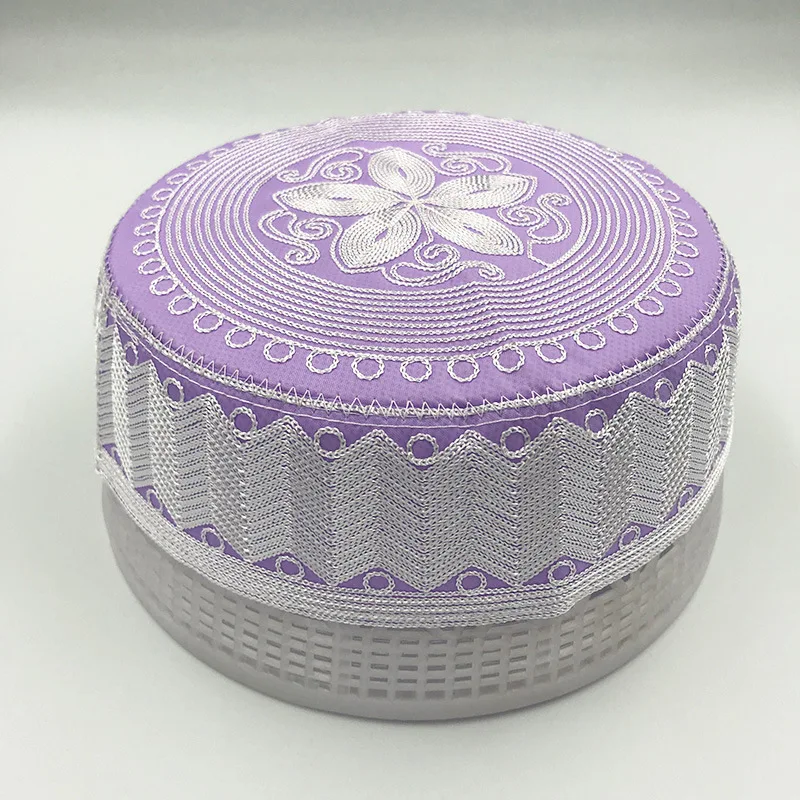 Muslim Prayer Ramdan Hand Embroidered Kufi Cap Arabic Men Omani Kuma hat muslim turban for men