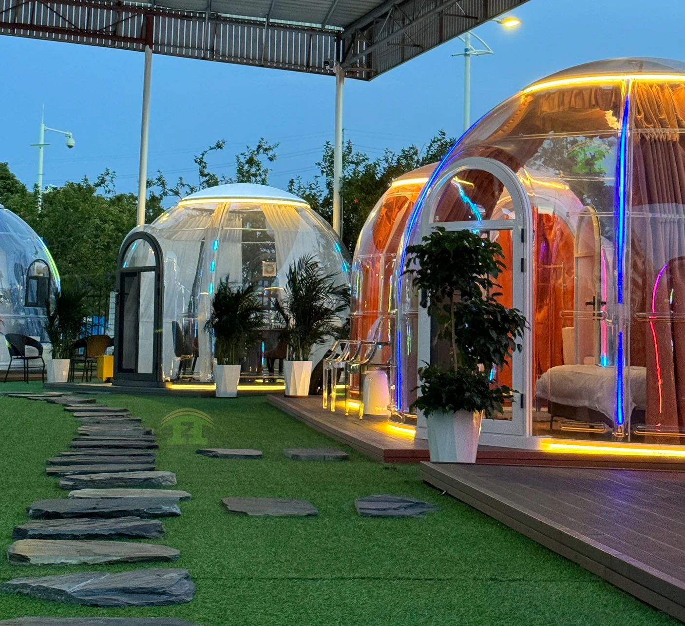 Full House Monolithic Prefab Hotel Dome Tent Prefabricated Bubble Houses for Comfortable Home Living