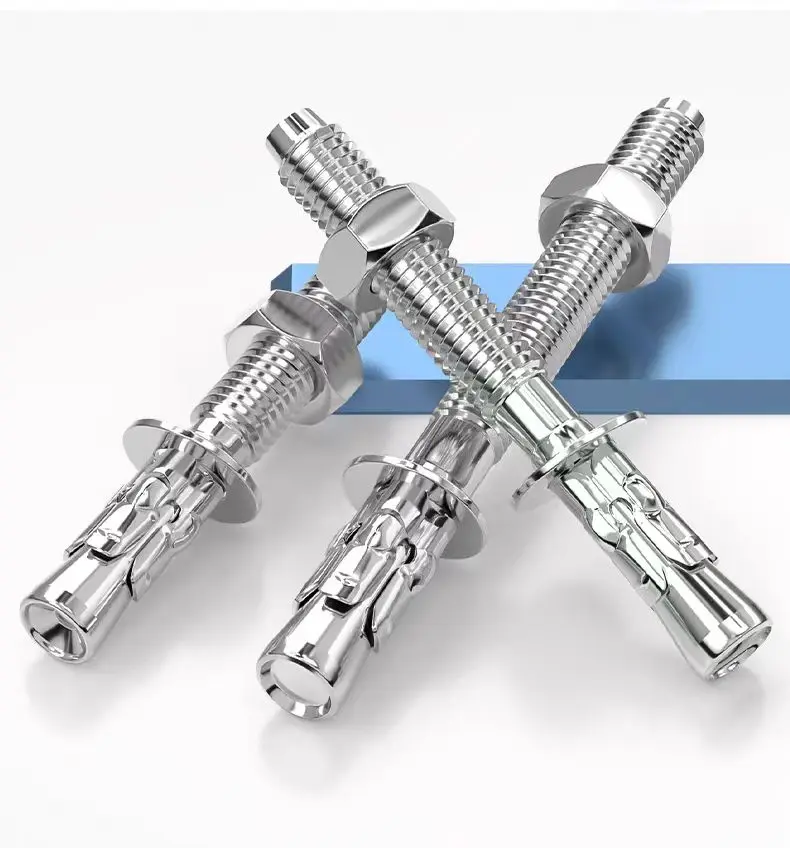 National standard high-strength new high-quality 4.8 galvanized ss carbon steel m8 * 100 elevator special wedge anchors