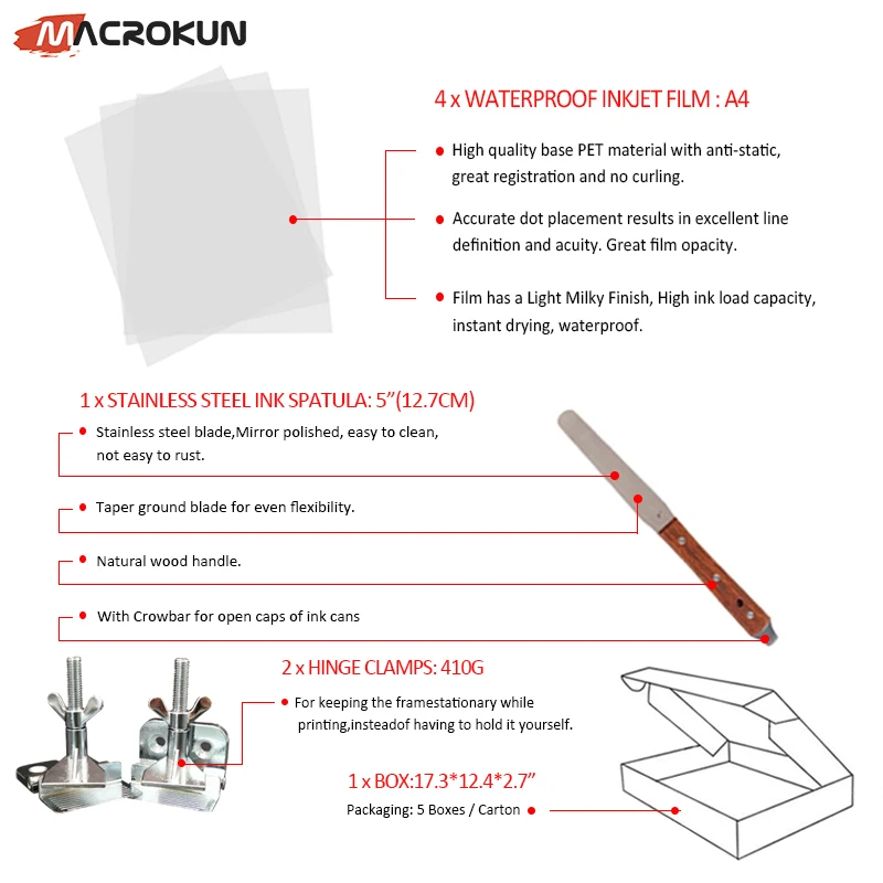 DIY Screen Printing Starter Kit Personal Using