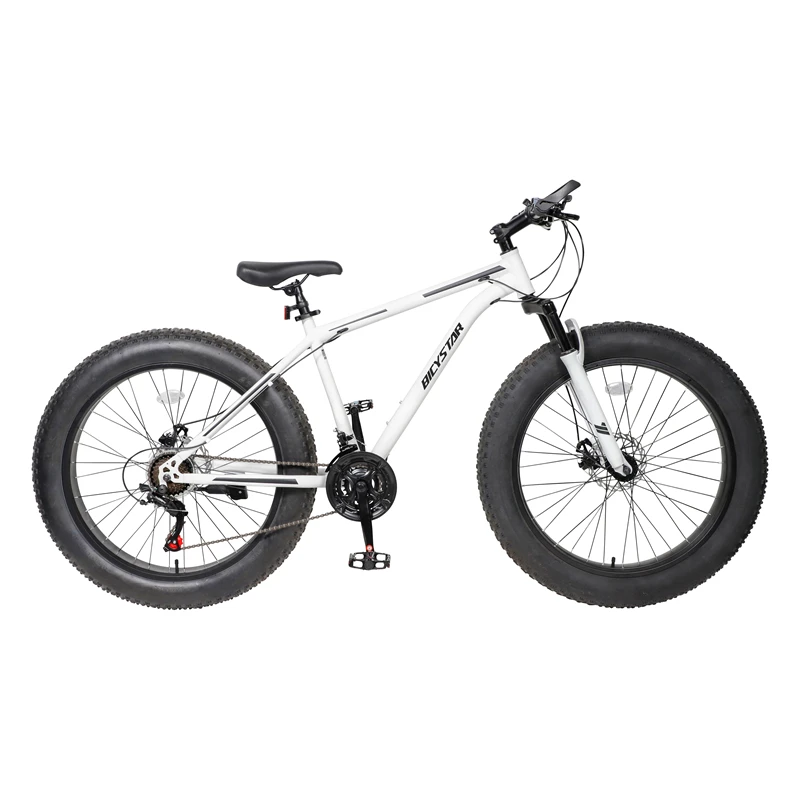 Riding on the beach fat tire mountain bike / beach cruiser bicycle / big wheels 4.8 tire bicycle fat bike