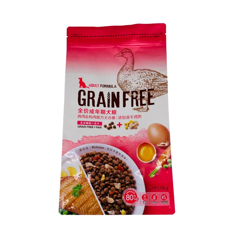 
Перерабатываемые повседневные пакеты для упаковки пищевых продуктов для домашних животных, Лидер продаж, сумки для еды для собак, дорожный рюкзак, сумки для еды для домашних животных 