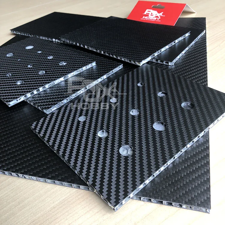 RJX Manufacturing carbon fiber sandwich panels boards with Aluminum Nomex honeycomb PMI foam core