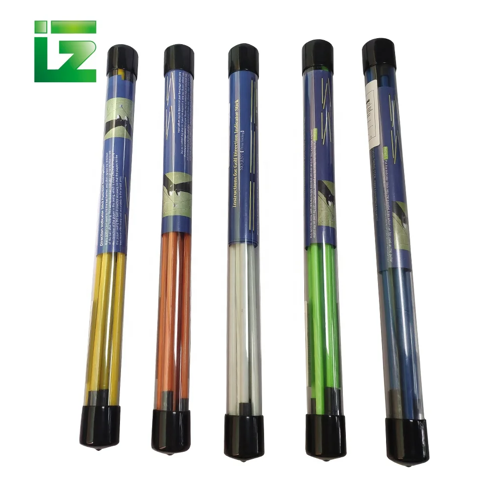 OEM Custom Portable Folding Golf Alignment Sticks Multi Colors Golf Practice Instruction Golf Training Aids Alignment Rods
