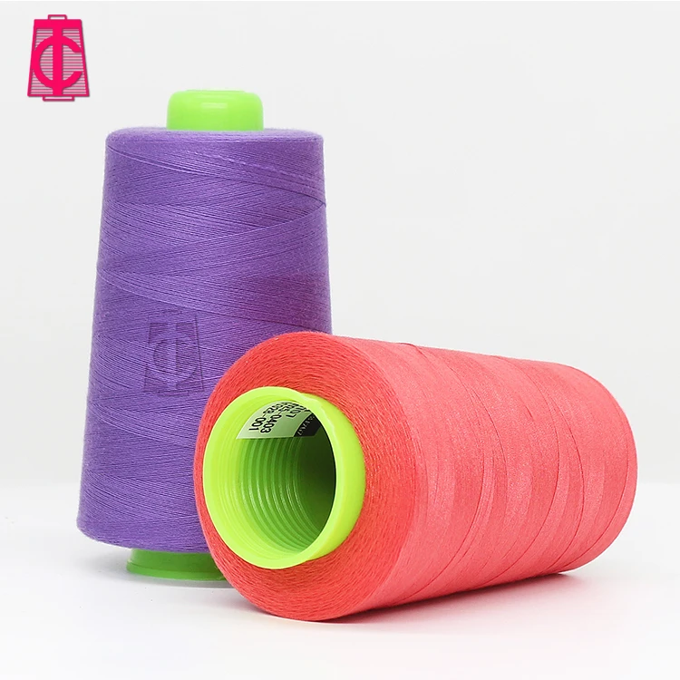 
Manufactory Wholesale high tenacity sewing thread 100% 402 polyester sewing thread 