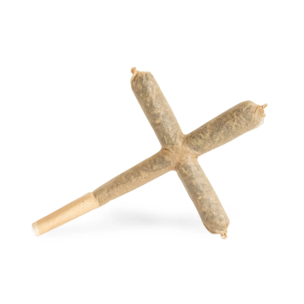 Custom Pre Classic King Size Natural Roll Cross Cone with Tips