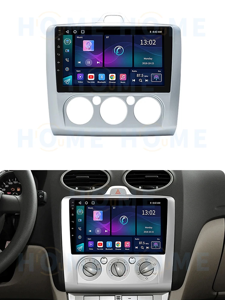 Factory price Android 10 Car Radio for Ford Focus 2 3 Mk2 Mk3 2004 2005 - 2011 Multimedia Player Navigation GPS 2Din Carplay