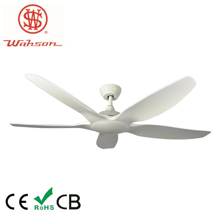 High quality nordic whithe simple design full copper wire ceiling fan with light