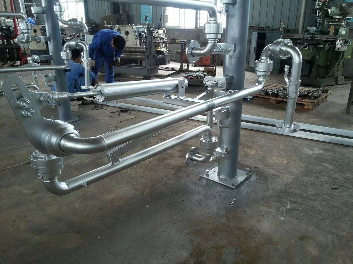 liquid chlorine / LPG top loading & unloading arm for truck and rail tank