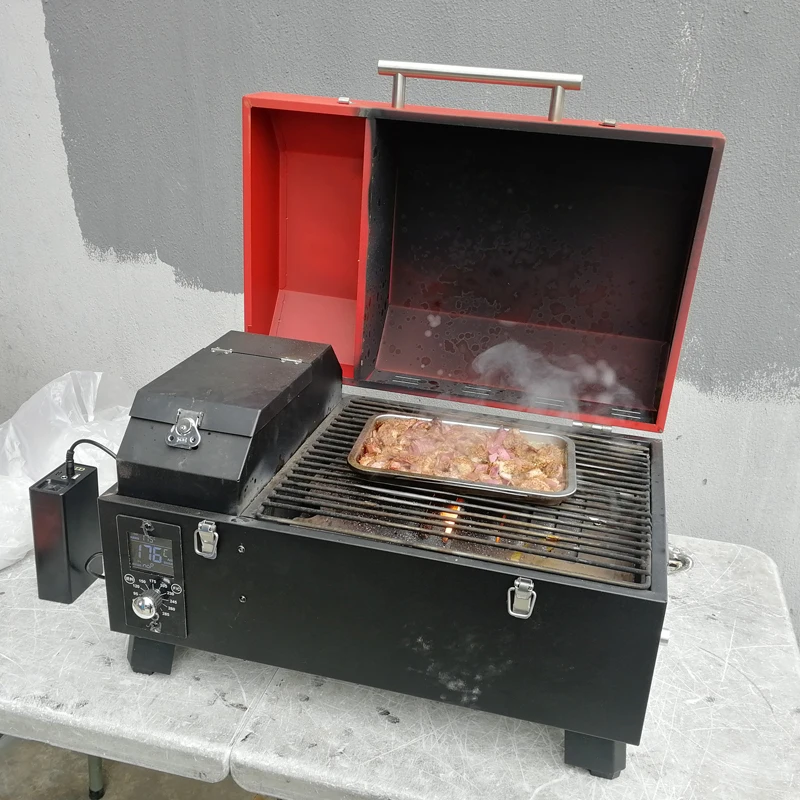 Coal Barbecue Corten Turkish Storage Box Camping Bbq Portable Foldable Cast Iron Stove With Oven Wood Pellet Grill Smoker