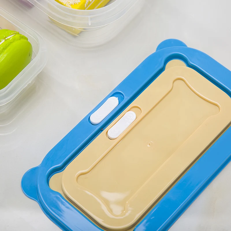3 size food storage plastic containers for home