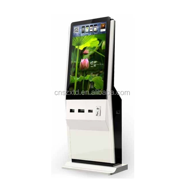 Financial Kiosk Self Scanning And Printing Credit Card Reader Camera Payment Terminal Atm Machine Payment Kiosks