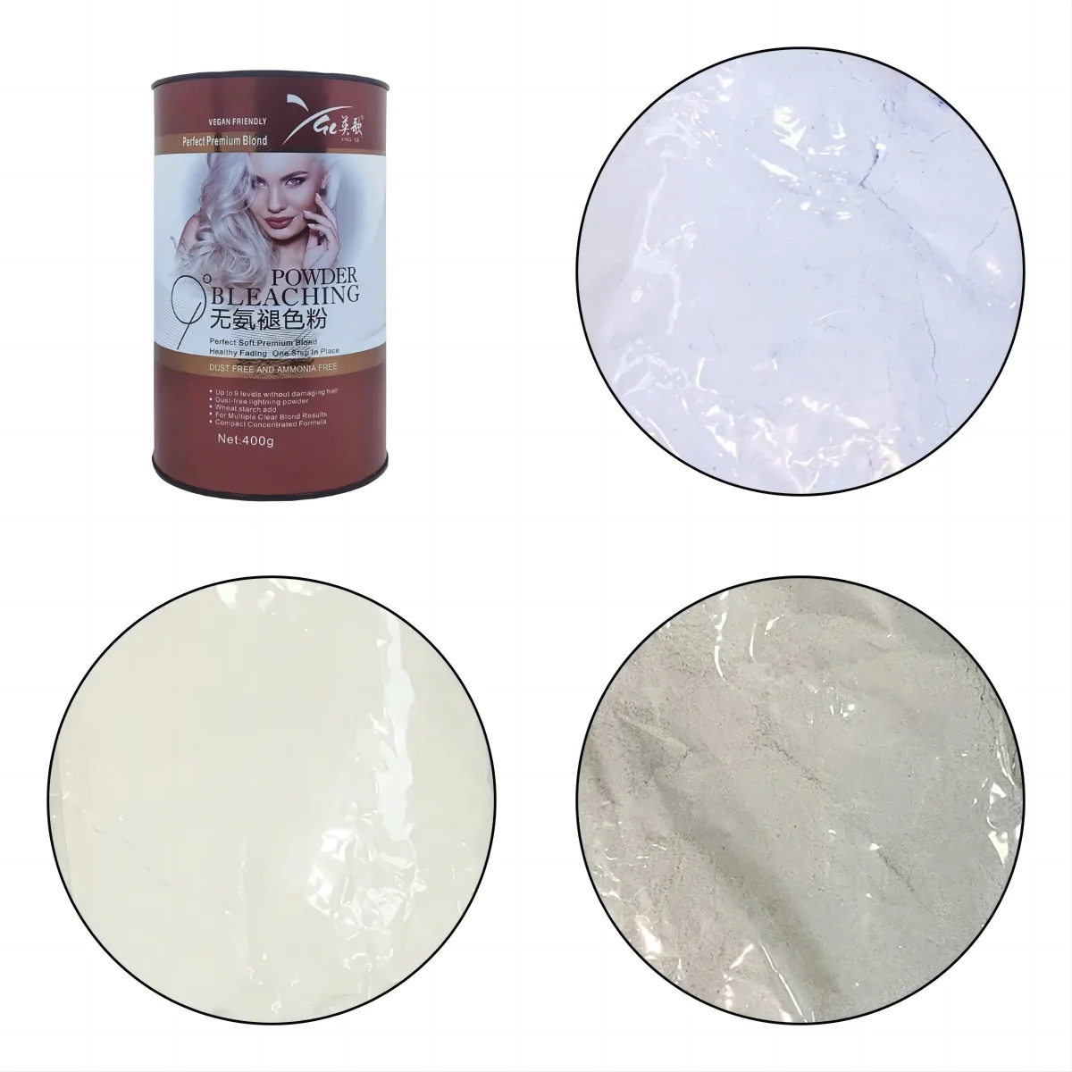 Manufacture hair care products with argan oil dust free bleaching permanent powder hair bleaching powder