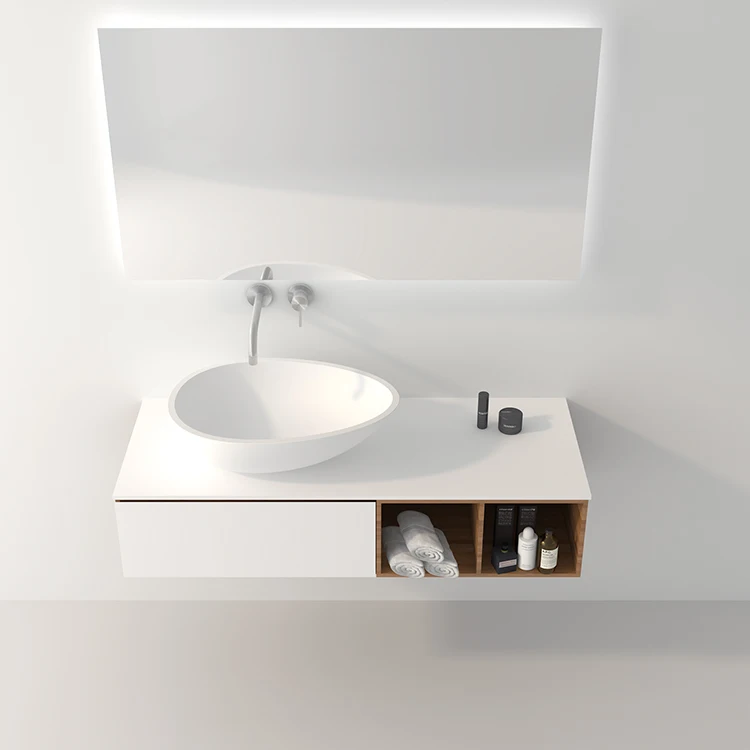 SM-8304 Luxurious vanitary ware Oval natural Stone Sink basin