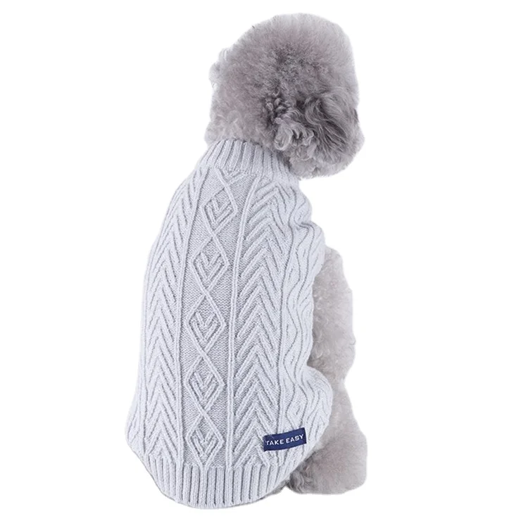 2023 High Quality New Soft and Comfortable Pet Skirt Dog Knitted Sweater Dog Winter Warm Pullover dog dresses
