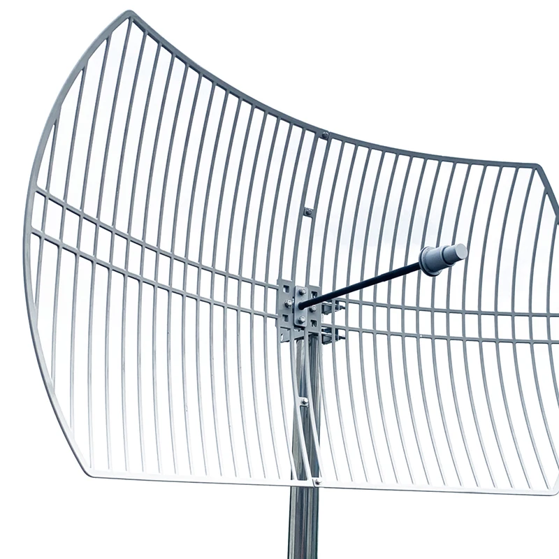 Outdoor Directional 5.8g Grid Parabolic Antenna High Gain 30dbi For Long Distance Wifi 5ghz Antenna