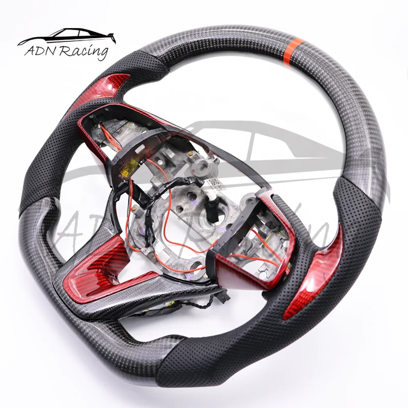 For Hyundai Genesis G70 Carbon Fiber Steering Wheel 2018-2023