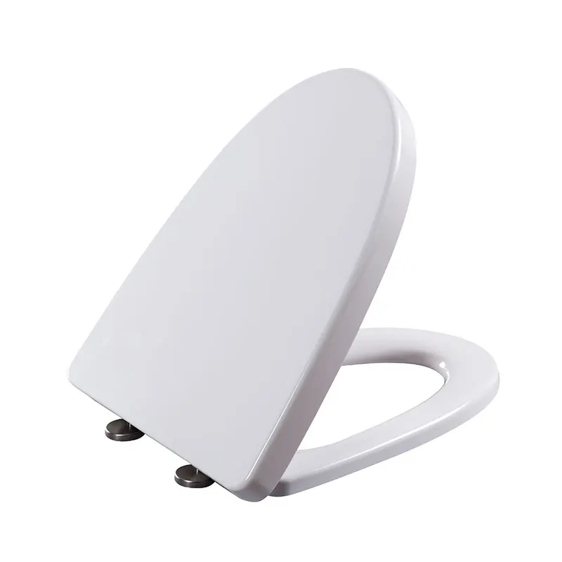 Bathroom WC Toilet Seat UF Plastic Slow Down Close Toilet Seat Lid Quick Release Round Shape Urea Toilet Seat