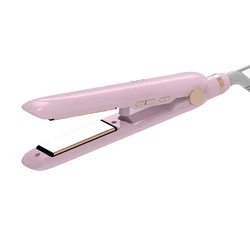 Portable flat iron 3D floating plate Hair Straightener 3 level temperature control straightening  iron