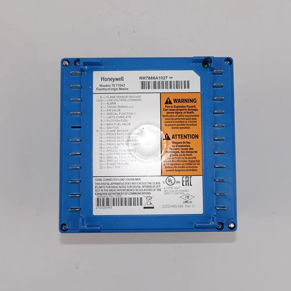 honeywell RM7888A 7800 SERIES Relay Module RM7888A1027
