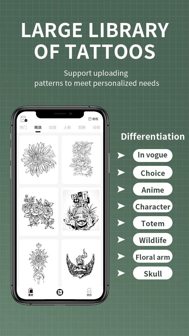 MHT-P8008 A4 Size Bluetooth Tattoo Stencil Printer Thermal Copier Machine Tattoo Stencil Irezumi Tebori Printer