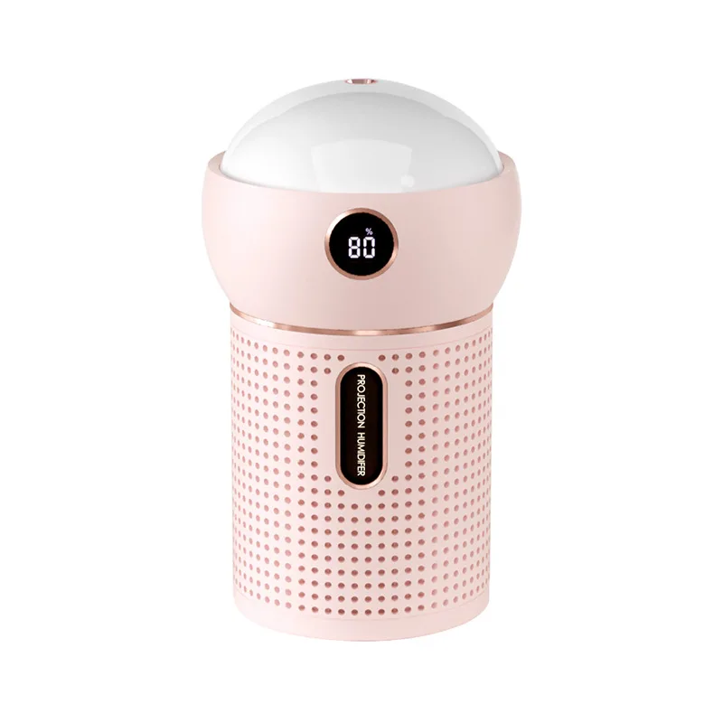Starry Sky Projection Humidifier Portable Car Air Purifier USB Charging Household Essential Oil Diffuser Aroma Diffuser