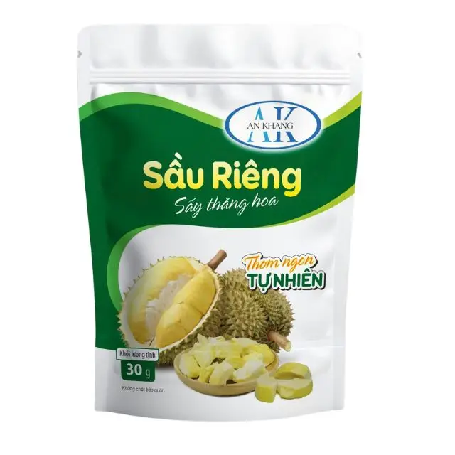 Creamy and Sweet Freeze Dried Durian Snack Experience the Natural Taste of Fresh Durian in a Convenient Portable Form